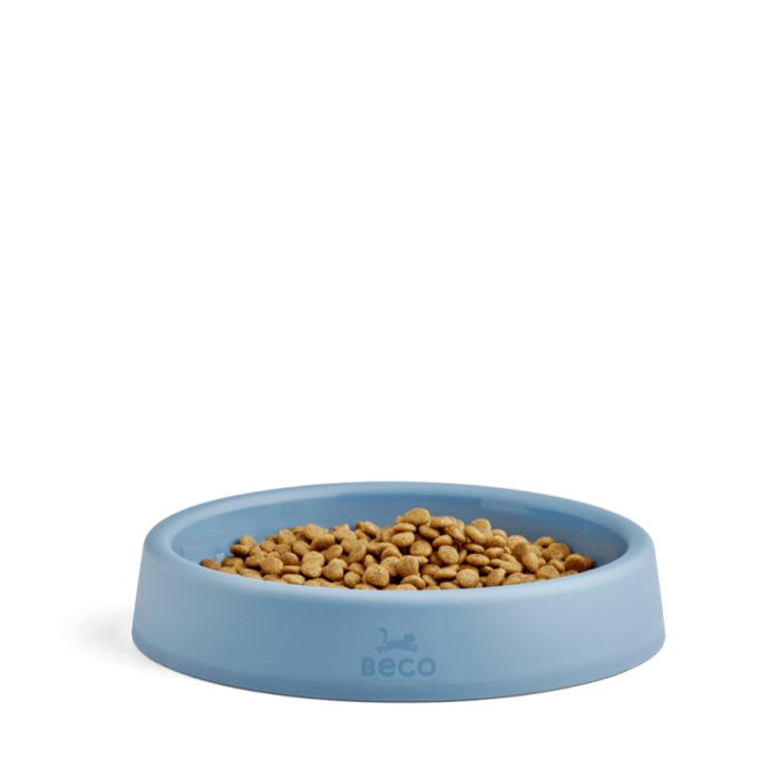 Миска із 100% переробленого пластику для котів Beco Pets Steady Bowls Блакитний S