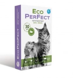 Краплі Ветсинтез Eco Perfect для собак і котів проти бліх, кліщів та комарів, 4 піпетки по 1 мл 0,53 кг