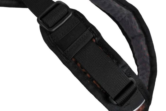 Шлейка для собак Rock harness Non-stop dogwear Чорний/Помаранчевий M