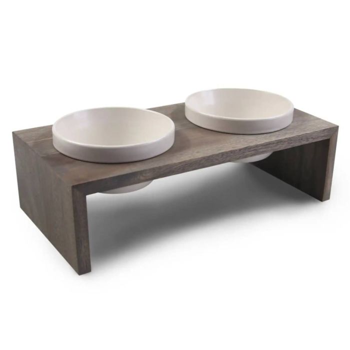 Миски на підставці Wolters Foodstation Gohan 2 x 0,4 л S Сірий