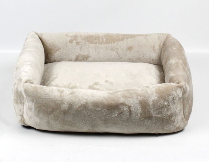 Лежак Гелиус флис, велсофт Бежевий. 405517 см