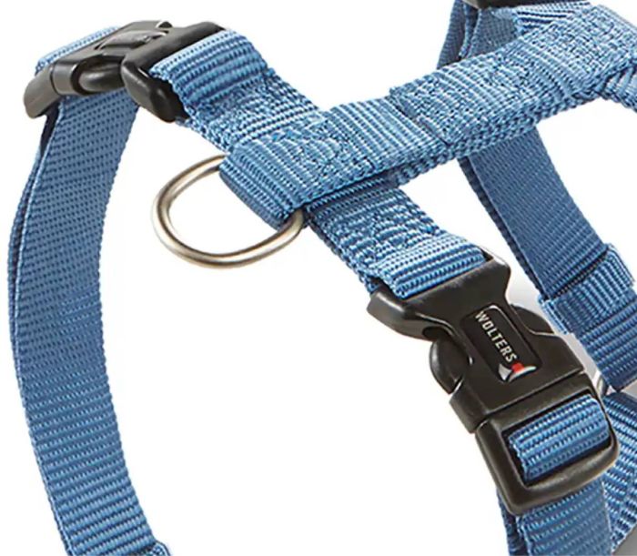 Анатомічна шлейка для собак Wolters Professional M 30-50 см / 15 мм Синій