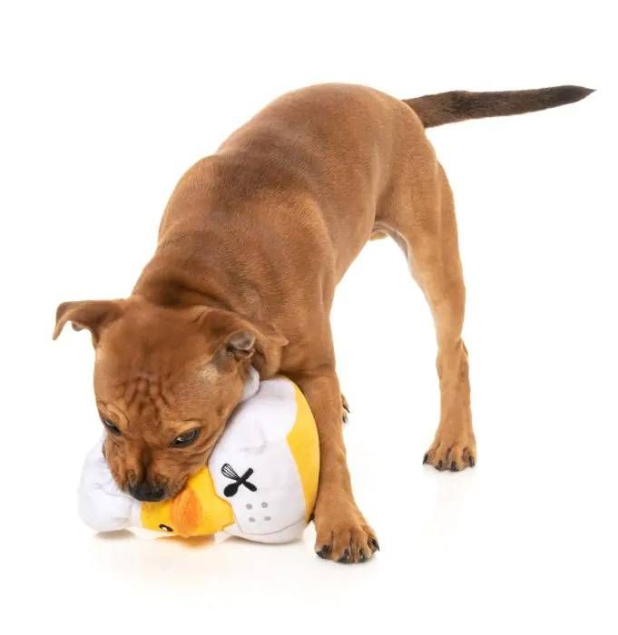 М'яка іграшка для собак FuzzYard Качка-кухар