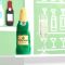 М'яка іграшка для собак пляшка шампанського ZippyPaws Happy Hour Crusherz Champagne з пищалкою