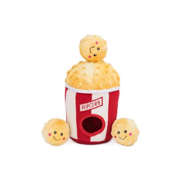 М'яка іграшка відро для попкорну ZippyPaws Zippy Burrow Popcorn Bucket з пискавкою
