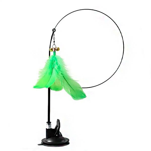 Вудочка Пірїнка зелена посилена на присосці, 85 см 