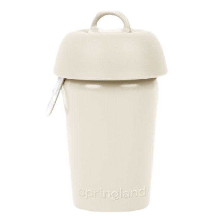 Пляшка-поїлка для собак Springland Бежевий 590 мл