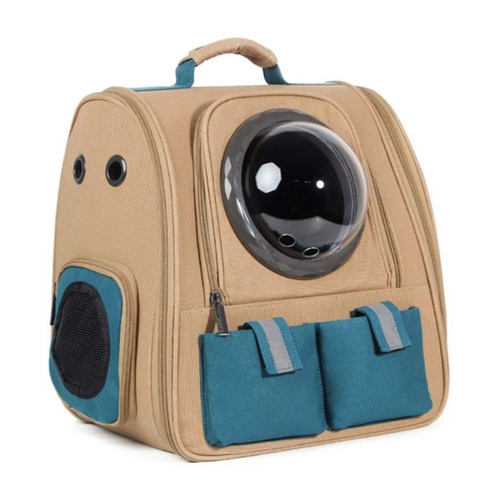 Рюкзак квадрат з ілюмінатором тканина 35х35х27 см оливка Рюкзак квадрат с иллюминатором ткань 35х35х27 см оливка