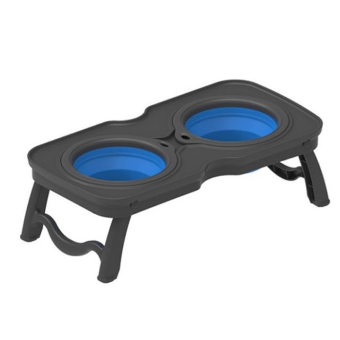 Стійка з силіконовими мисками для собак SY-A42 700мл