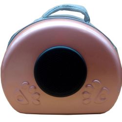 Сумка-переноска ілюмінатор 42х22х36 см пластик рожева 