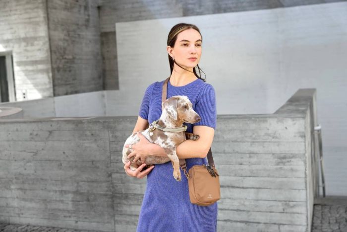 Сумка для ласощів і аксесуарів собак Palopa Greta L Бежевий