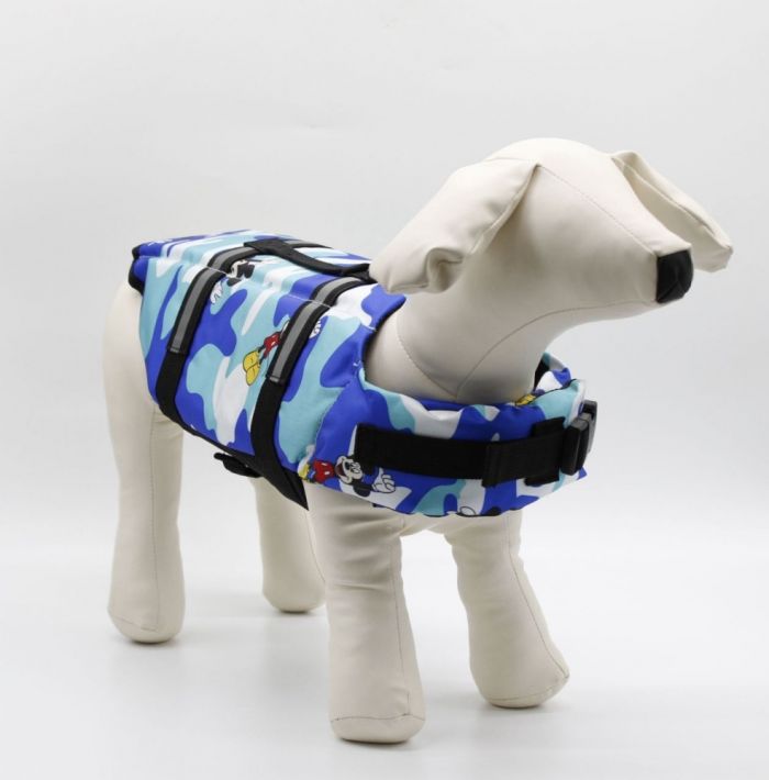 Жилет для купання собак мікі синій М 