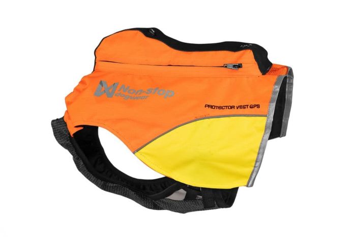 Світловідбивний жилет Protector vest GPS Non-stop dogwear Помаранчевий XL