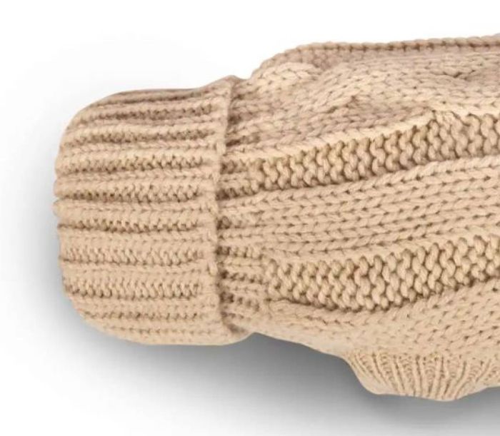 В'язаний светр для собаки Wolters Cable Knit з візерунком коси 50 см Бежевий