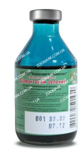 Діамантовий зелений спиртовий-антисептик 