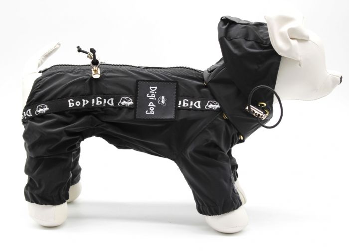 Дощовик Digi dog чорний, XXS 