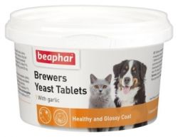 Вітаміни Beafar Brewers Yeast Бреверс для собак Дріжджі з часником 250 тб. 