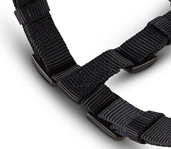 Анатомічна шлейка для собак Wolters Professional M 30-50 см / 15 мм Чорний