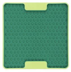 Лизальний килимок антистрес для маленьких собак собак LickiMat Mini Tuff Soother Green, тверда основа