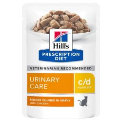 Hills Prescription Diet Urinary Care cd Лікувальний вологий корм для котів із захворюваннями сечовивідних шляхів з лососем 85 г 