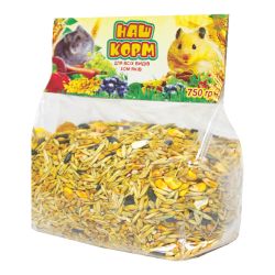 Наш КОРМ для хомяків 750г, Лорі 