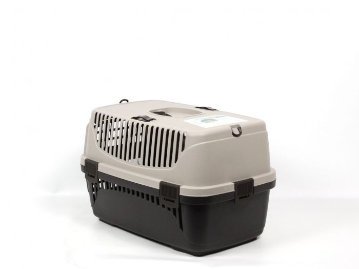 Переноска пластикова  Коричнево-бежева 553635 см. 