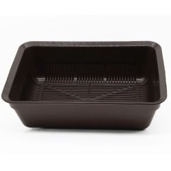 Туалет для тварин Дніпро  глибокий з сіткою Коричневий