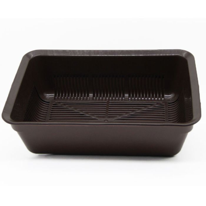 Туалет для тварин Дніпро  глибокий з сіткою Коричневий