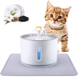 Фонтан Small Flower 18х21х12 сірий 