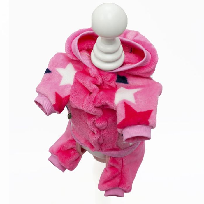 Ялинка світшот для собак дівчаток трикотаж на флісі Бордо S1