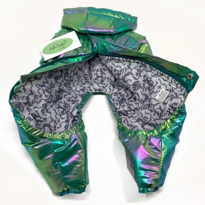 Веселка комбінезон для собак хлопчиків на силіконі XS