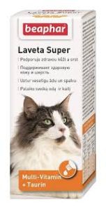 Laveta Super-вітаміни для шерсті кішкам Laveta Super For Cats-вітаміни для шерсті кішкам лавета, Beaphar 125241