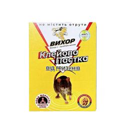Липучка Вихор проти гризунів з ароматом горіха, 24х17 см 