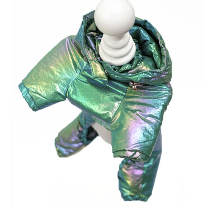 Веселка комбінезон для собак хлопчиків на силіконі XS