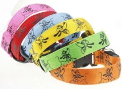 Нашийник GUFI LED тканинний S (2,5 см  35-43см)