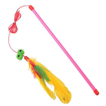 Вудка-дражнилка Мордочка з пером 
