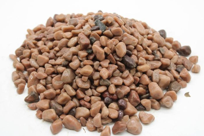 Ґрунт Галька кварцитна бордова 7-15 мм, вага 10 кг 