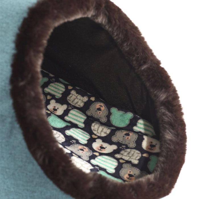 Будиночок для тварин Норка 2 антикоготь 47  40  30см Синій