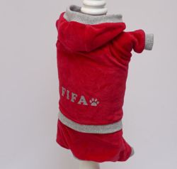 ФІФА комбінезон для собак дівчаток велюр XS