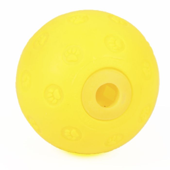 Мяч для ласощів кісточка з лапками 14 см