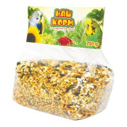 Наш КОРМ для хвилястих папуг 750 г, Лорі 
