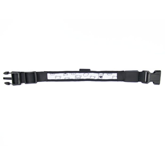 Нашийник LED Ведмежа тканинний XL (2,5 см  44-70см)
