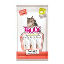 Ласощі для котів Truly з лососем і журавлиною, 70 г 