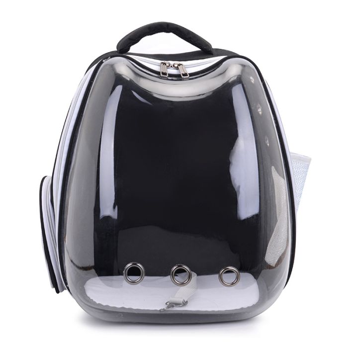 Рюкзак овальний екран 32х40х25 см чорний 