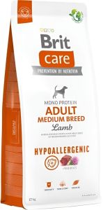 Brit Care Dog Hypoallergenic Adult Medium Breed гіпоалергенний корм для собак середніх порід з ягнятком 12 кг 