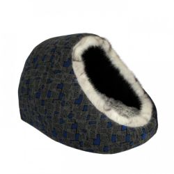 Будиночок для тварин Норка 2 антикоготь 47  40  30см Бордо