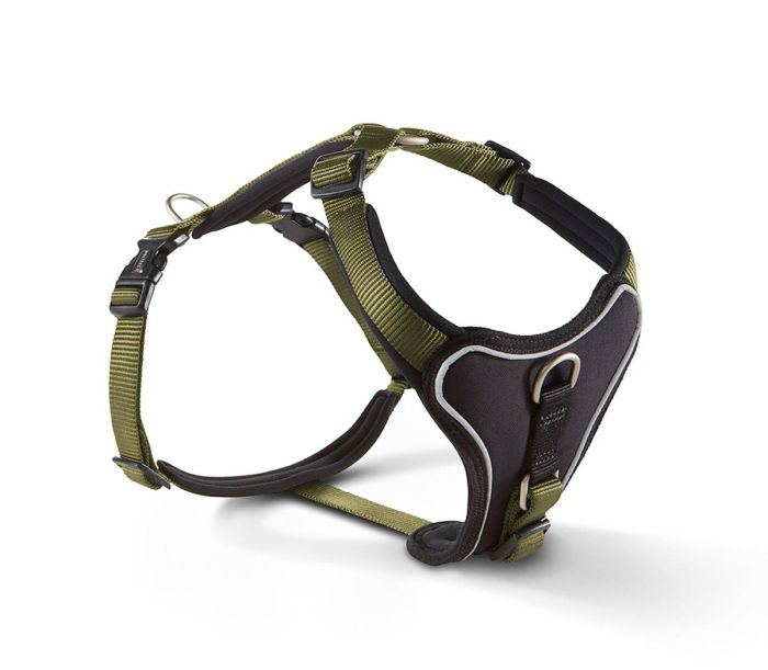 Шлейка для собак пом'якшена Wolters Professional Comfort 2A 45-50 см / 2 5 мм Оливковий