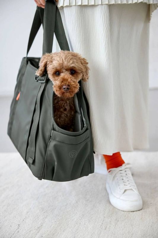 Сумка-переноска для собак Palopa Weda Оливковий