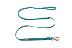 Повідець для собак Touring bungee leash Non-stop dogwear Бірюзовий 3,8 м/23 мм