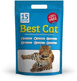 Наповнювач силікагелевий  Best Cat, 15 л (5,850 кг)  морський бриз